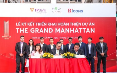 Dự án The Grand Manhattan của Novaland được cấp vốn để tái khởi động